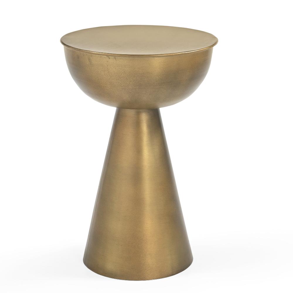 George Brass Finish Side Table