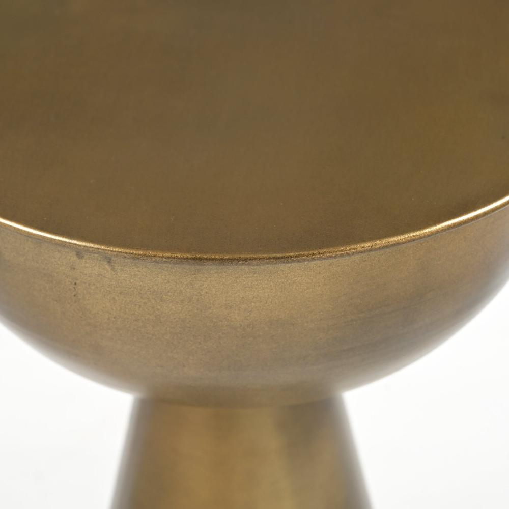 George Brass Finish Side Table