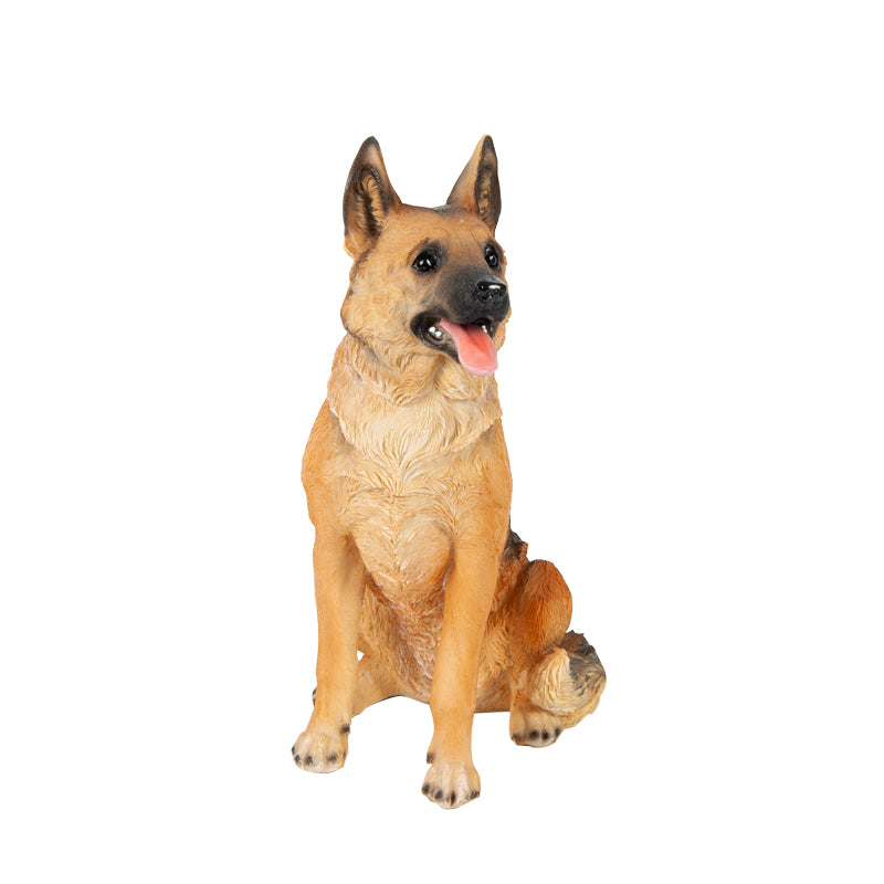 Sitting German Shepherd Statue