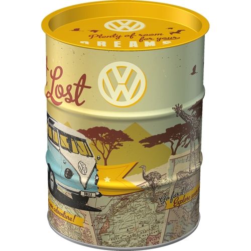 "VW Get Lost" Oil Barrel Money Box