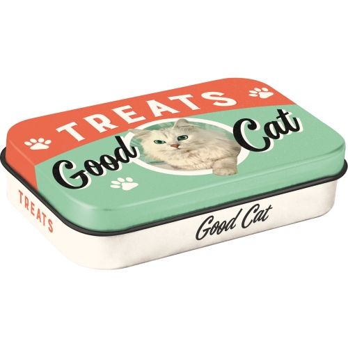 "Good Cat Treats" Pet Treat Storage Tins