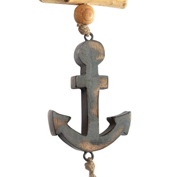 Handcrafted Hanging Navy Anchor Wall Decor