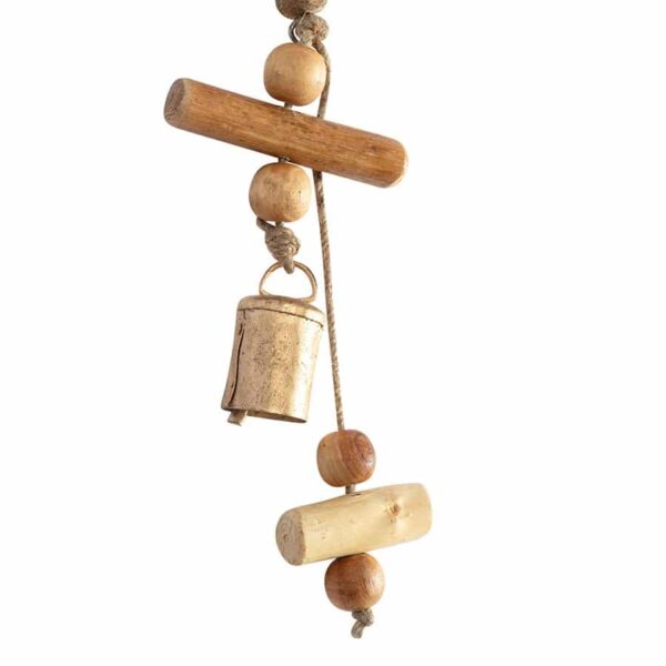 Handcrafted Hanging Ship Wheel Wind Chimes