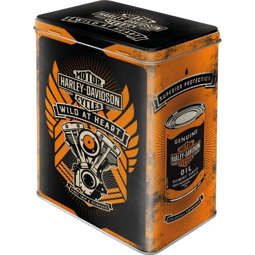 Harley Davidson Wild at Heart Storage Tin Box