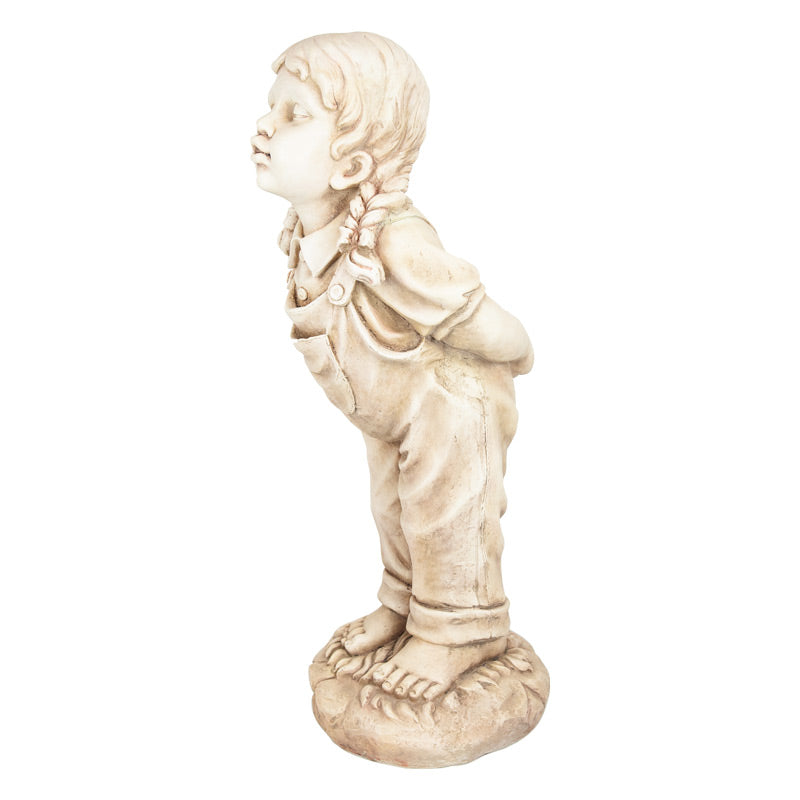 Girl Kissing Statue (Available In 2 Sizes)