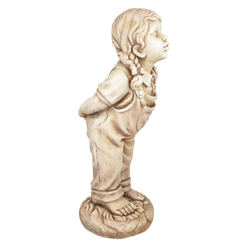 Girl Kissing Statue (Available In 2 Sizes)