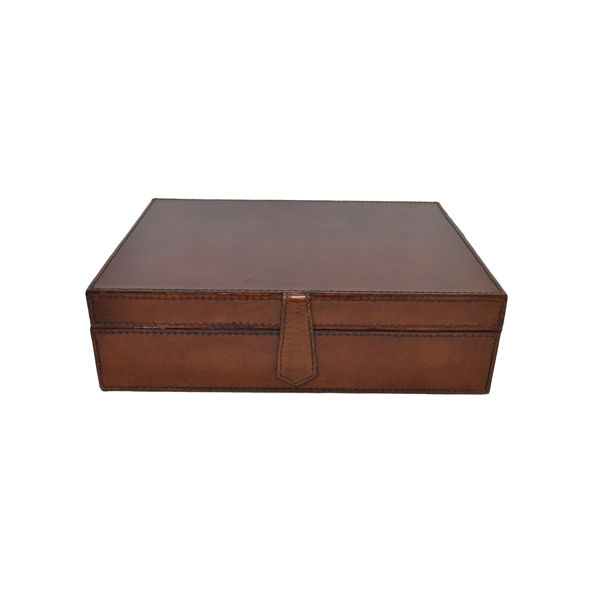 Leather Jewelry Box with Mirror (Available in 4 colors)