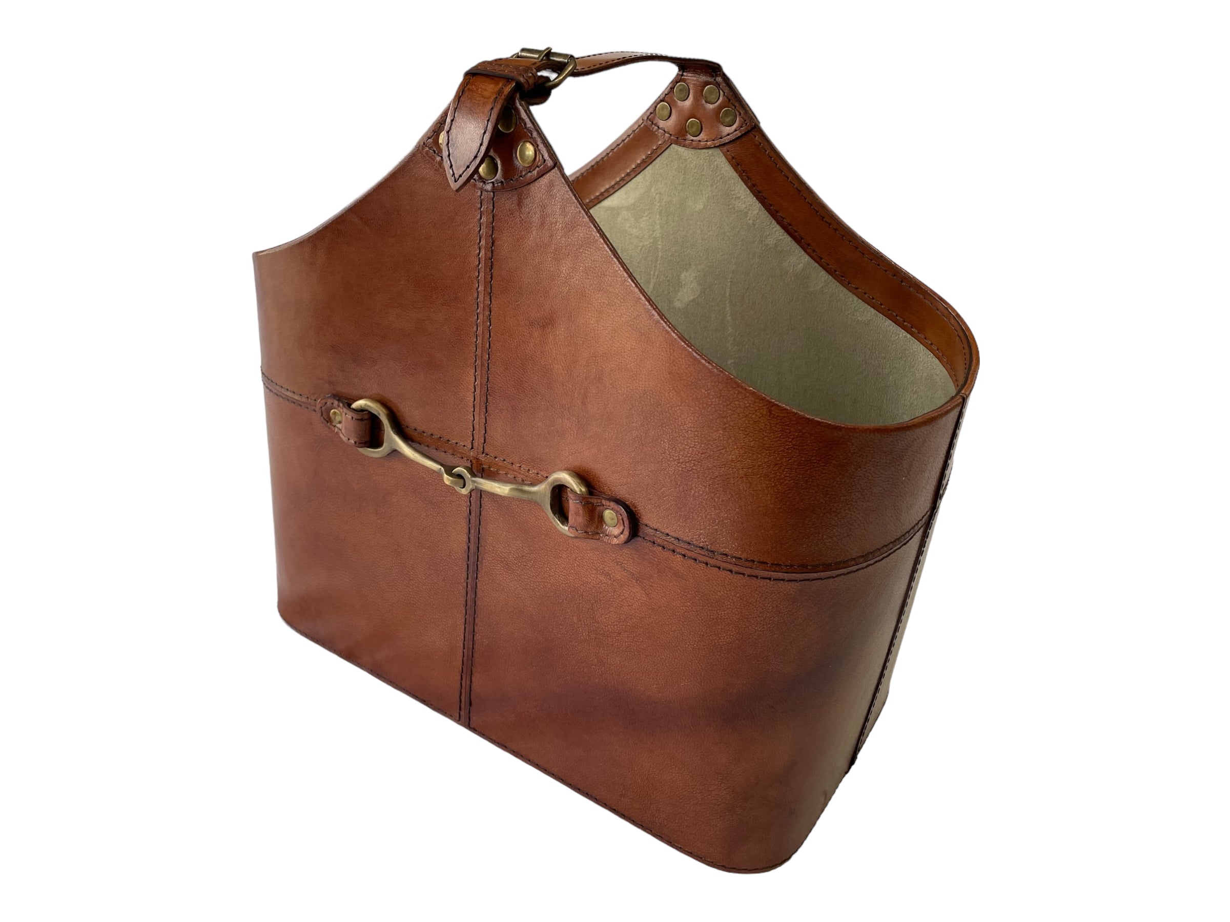 Multipurpose Leather Basket