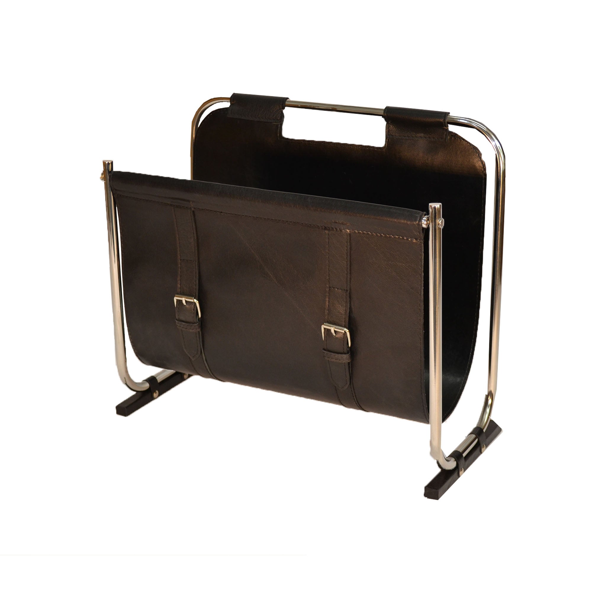 Leather Magazine Stand (Available in 3 Colors)