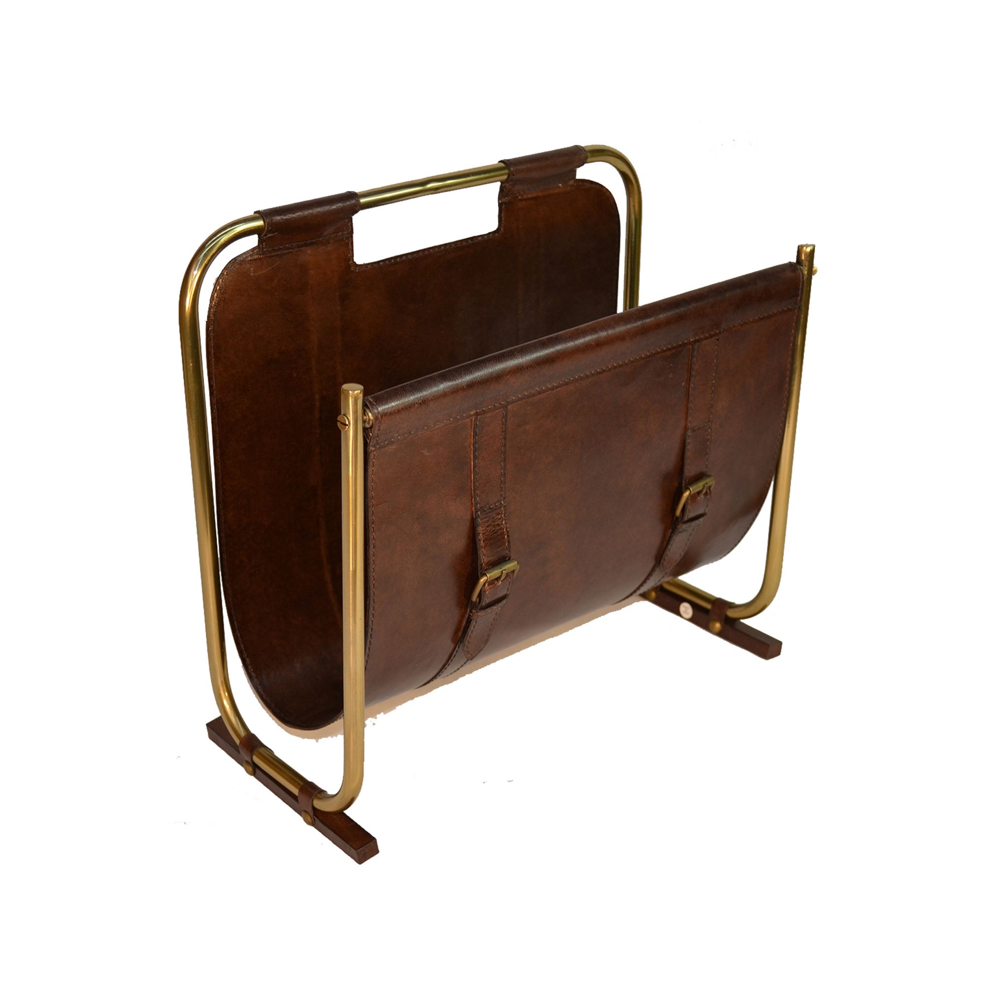 Leather Magazine Stand (Available in 3 Colors)