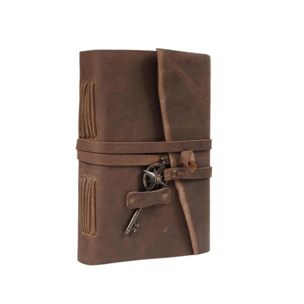 Hand crafted Leather Journal with Key Closure