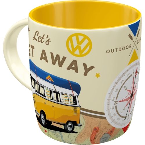 "Let's Get Away" Ceramic Coffee Mug