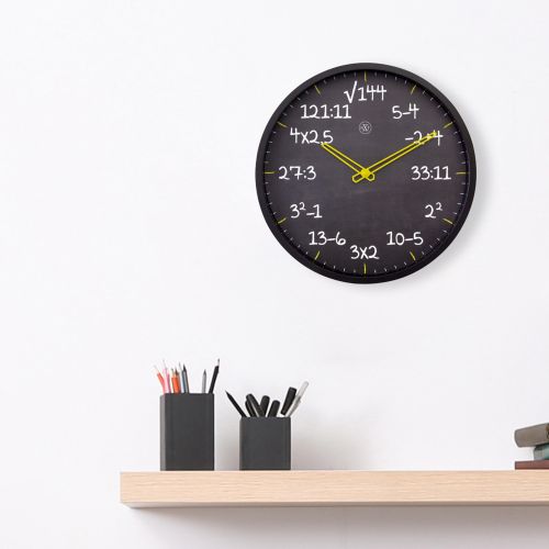 NeXtime Maths Kids Wall Clock 30cm