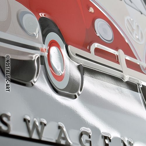 VW Meet The Classics Metal Sign (Available in 2 Colors)