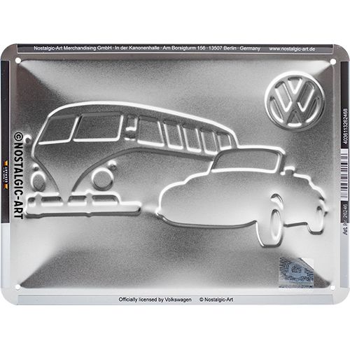 VW Meet The Classics Metal Sign (Available in 2 Colors)