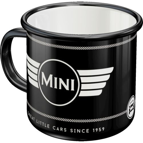 "Mini Logo" Enamel Coffee Mug