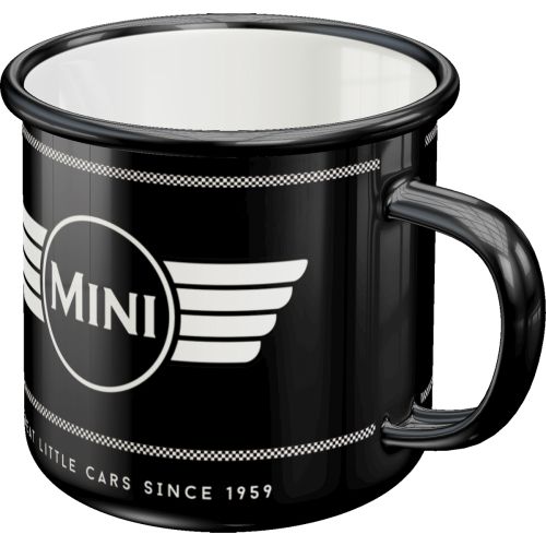 "Mini Logo" Enamel Coffee Mug