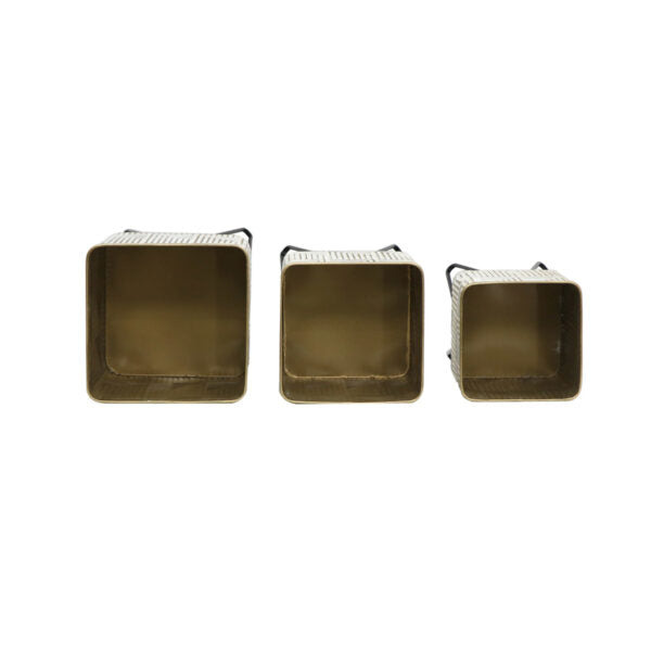 Nested Footed Linear Planters Set of 3