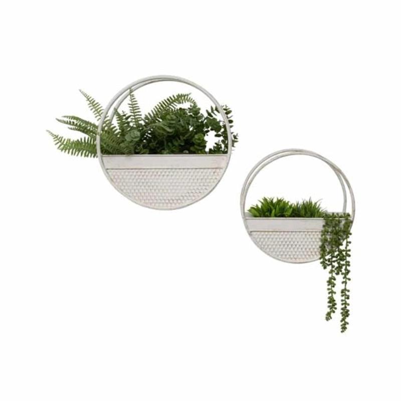 Nested Floating Beehive Wall Planters Set of 2