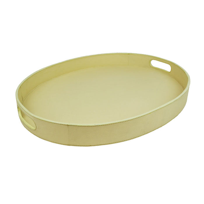 Oval Decorative Leather Tray (Available in 4 Colors)