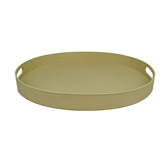 Oval Decorative Leather Tray (Available in 4 Colors)