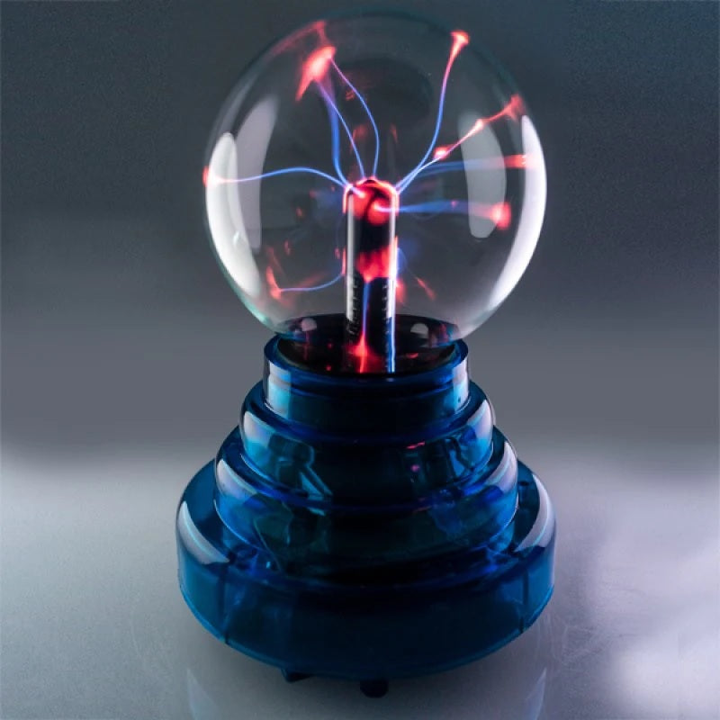 7.5cms Plasma Ball Lamp - Blue Base