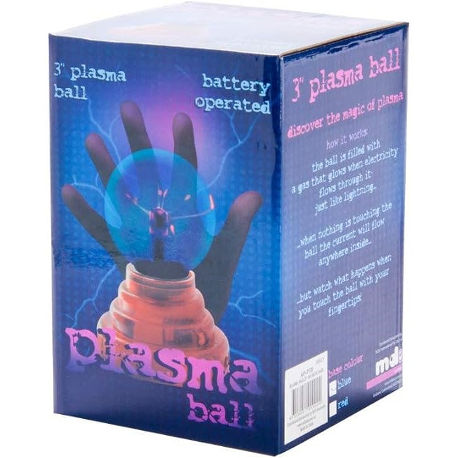 7.5cms Plasma Ball Lamp - Blue Base