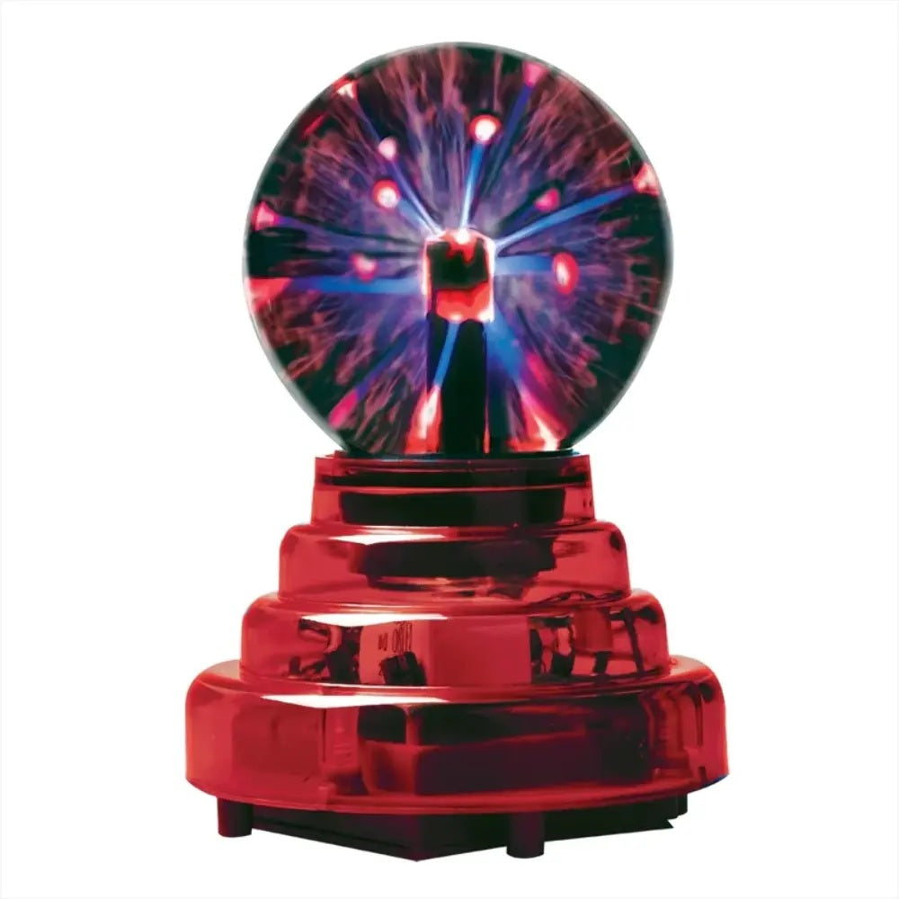 7.5cms Plasma Ball Lamp - Red Base