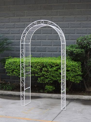 Provincial Country Garden Arch - White