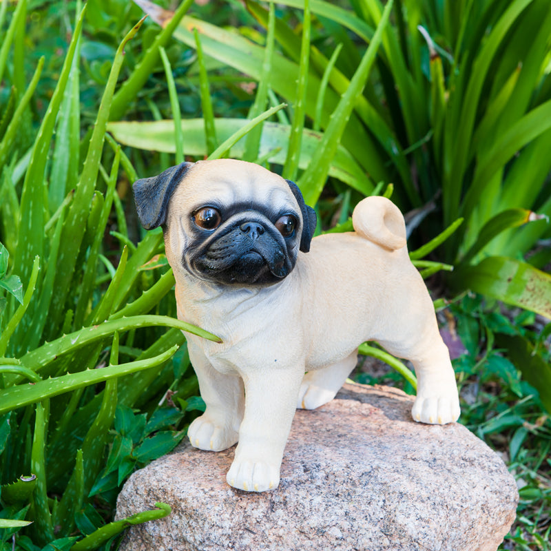 Pug Garden Statue