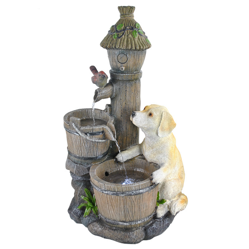 Puppy Bird Nest Water Fountain