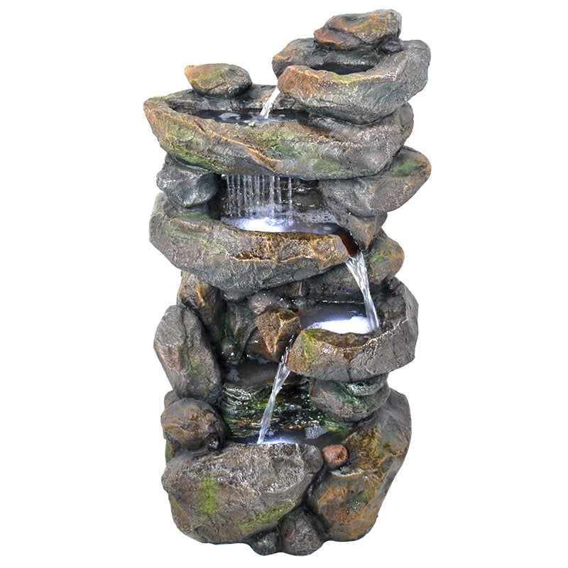 Rocky Landscape Garden Water Fountain