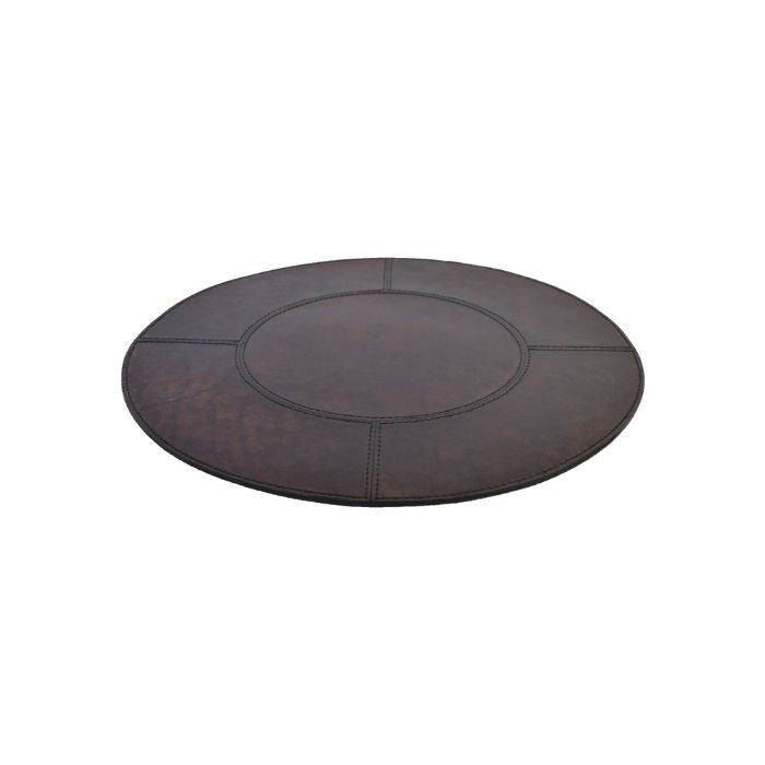 Round Leather Table Placemats (Available in 2 Colors)