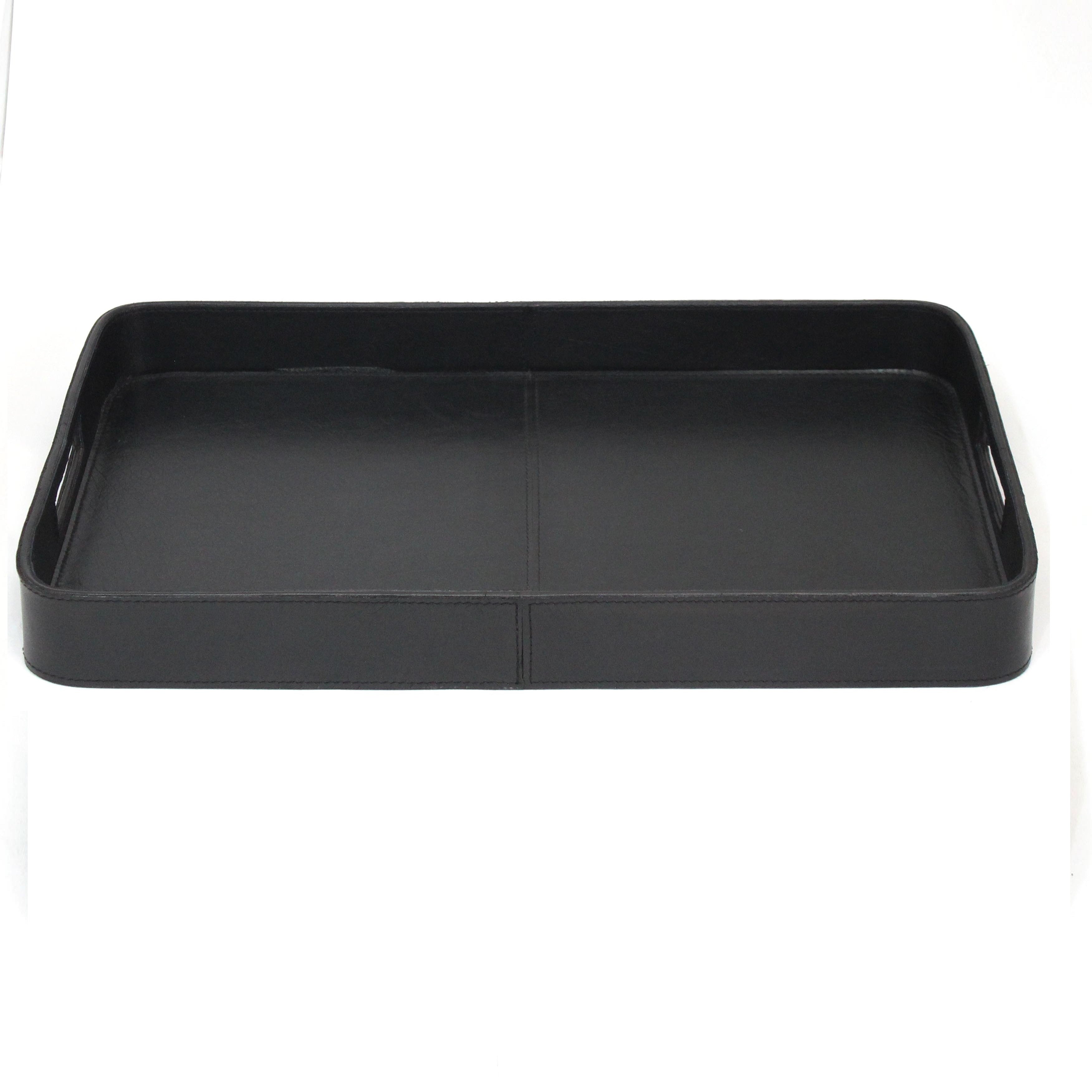 Rounded Rectangle Leather Tray (Available in 3 Colors)