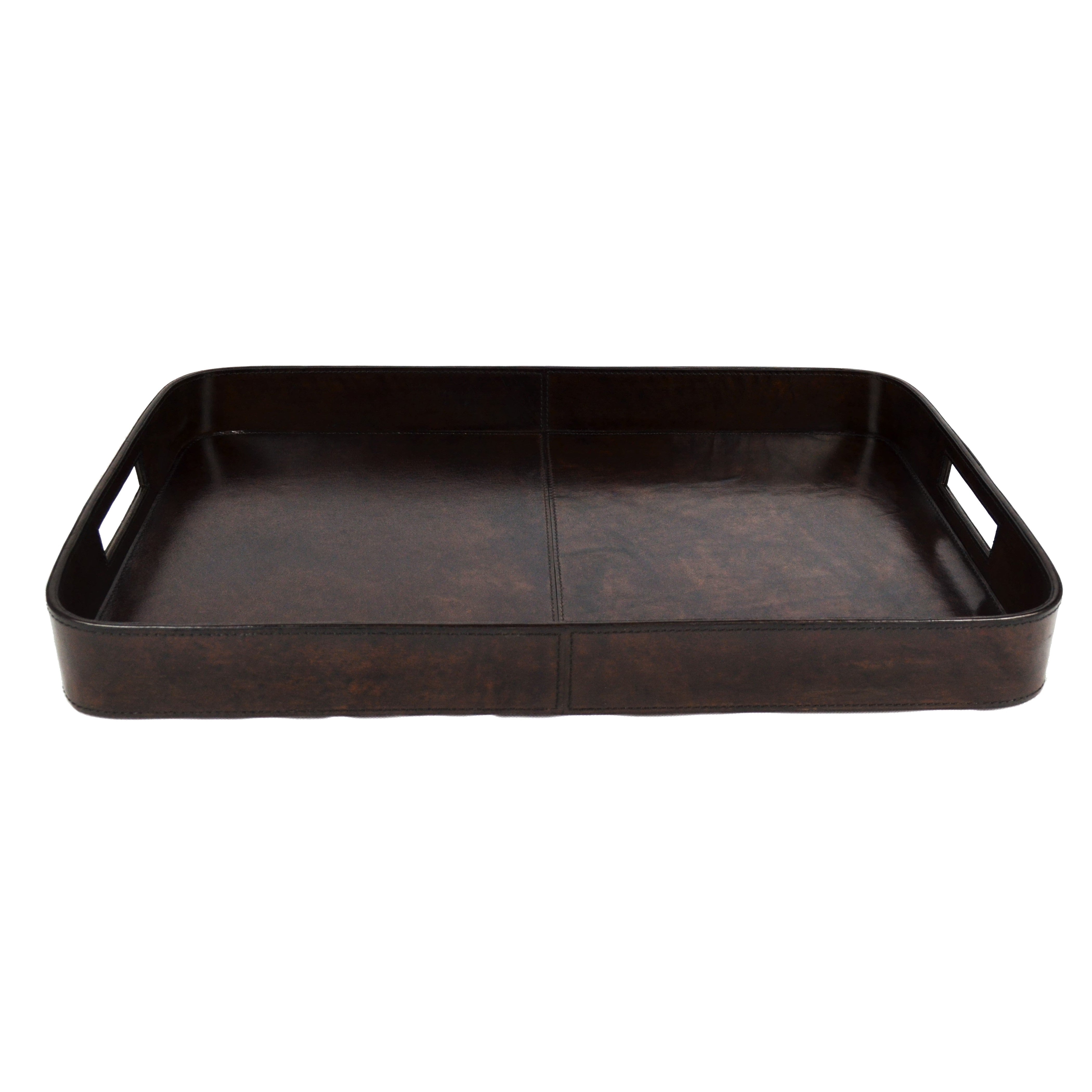 Rounded Rectangle Leather Tray (Available in 3 Colors)