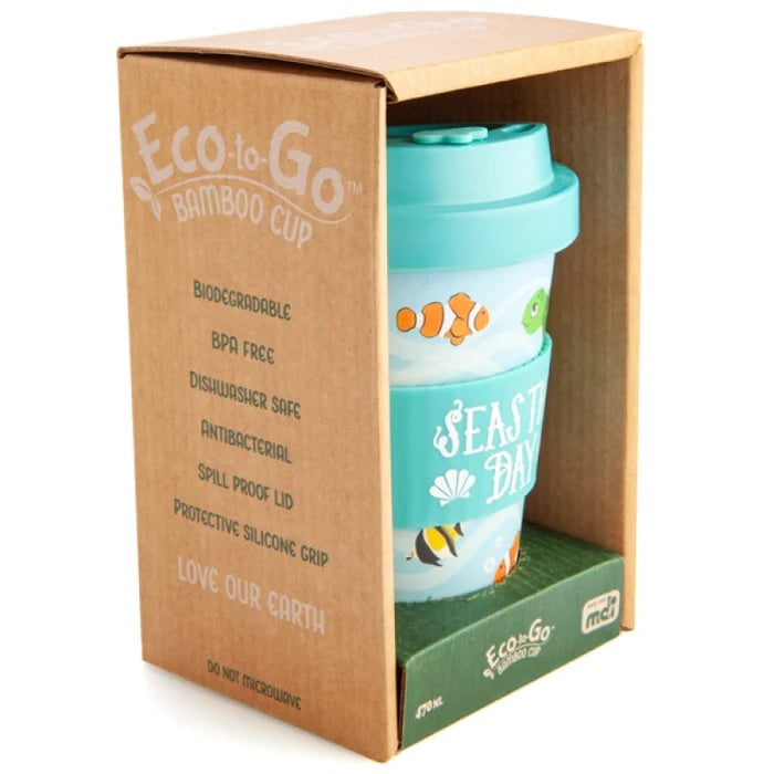 'Seas the Day' Sea Animal Bamboo Cup