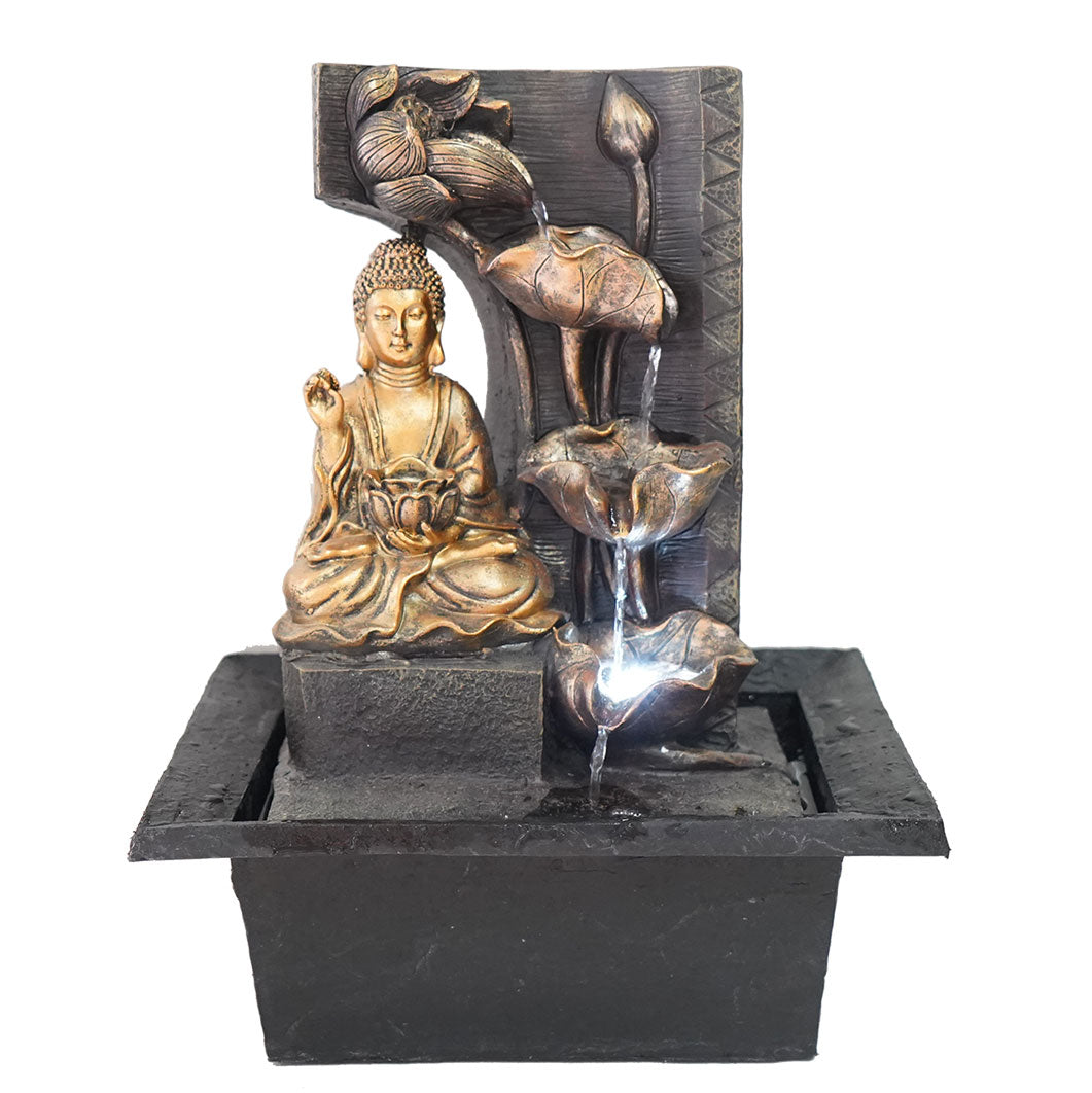 Sepal Buddha Patio Water Fountain