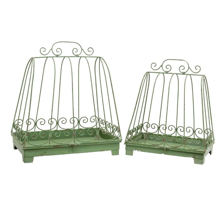 Set of 2 Nested 'Handbag' Style Planters