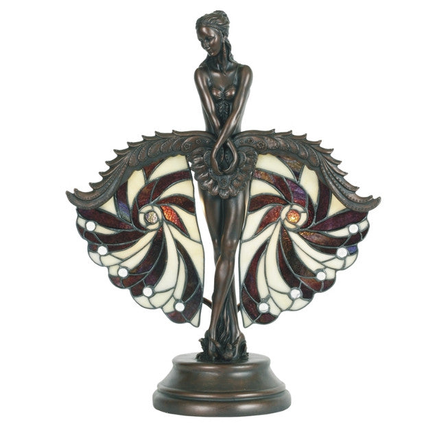 Showgirl Tiffany Shade Table Lamp