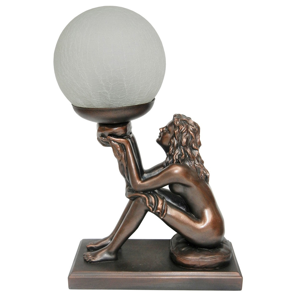 Graceful Seated Lady Table Lamp