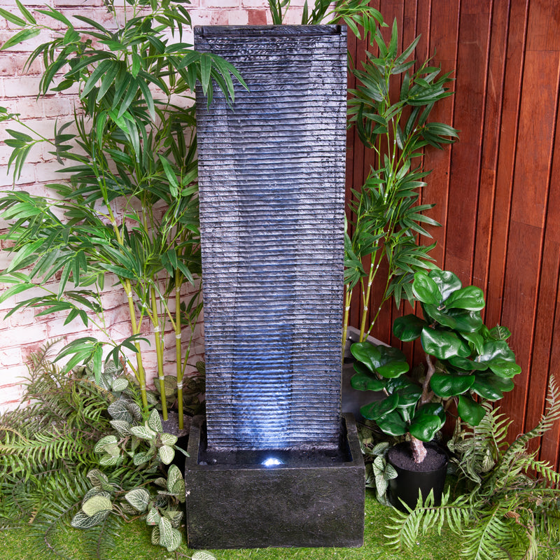 Slate Pillar Trickle Water Fountain