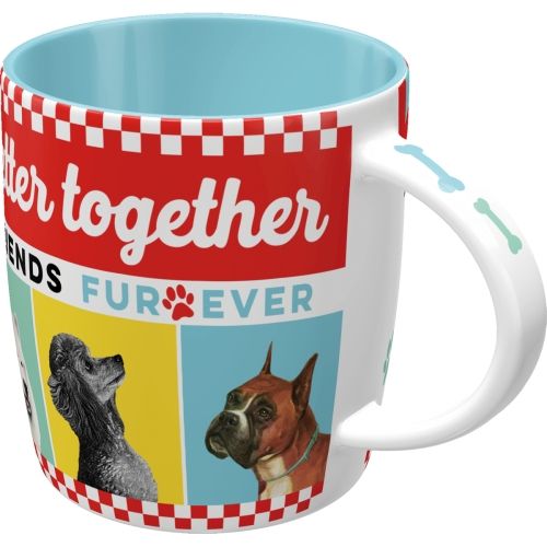 "Better Together Dogs" Ceramic Coffee Mug