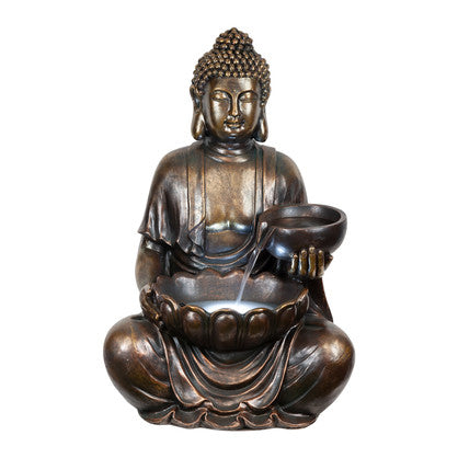 Tranquil Buddha Outdoor Water Fountain