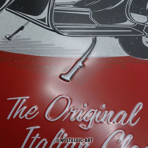 Vespa - The Italian Classic Metal Sign (Available in 2 Sizes)