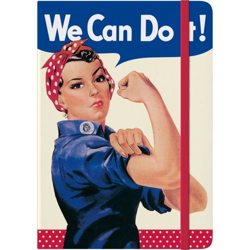 "We Can Do It" A5 128 Pages Notebook