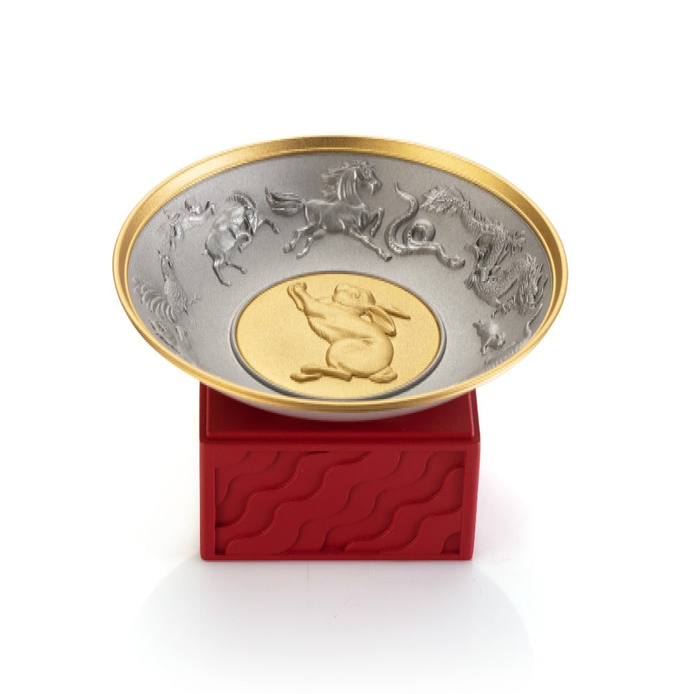 Royal Selangor 2023 Year of the Rabbit Wealth Bowl - Pewter