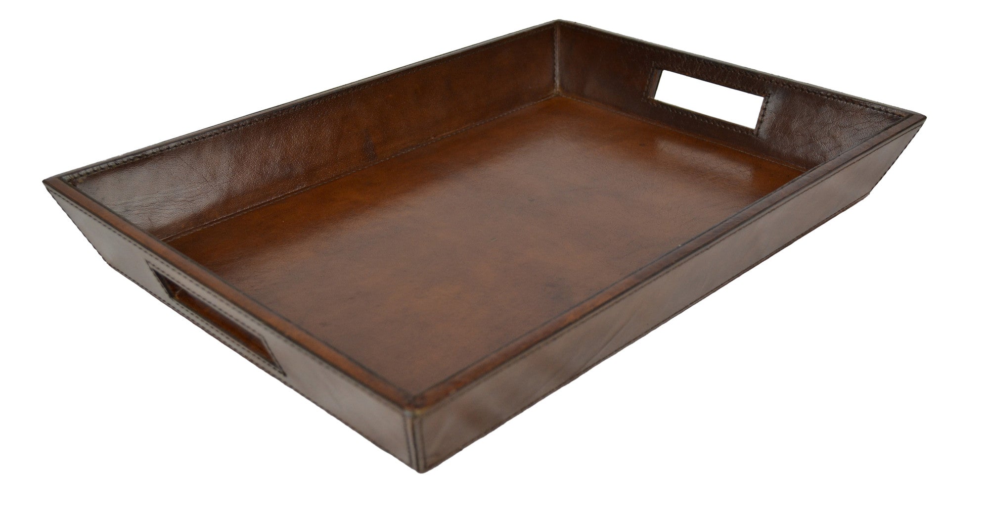 Wider Rectangle Leather Tray (Available in 2 Colors)