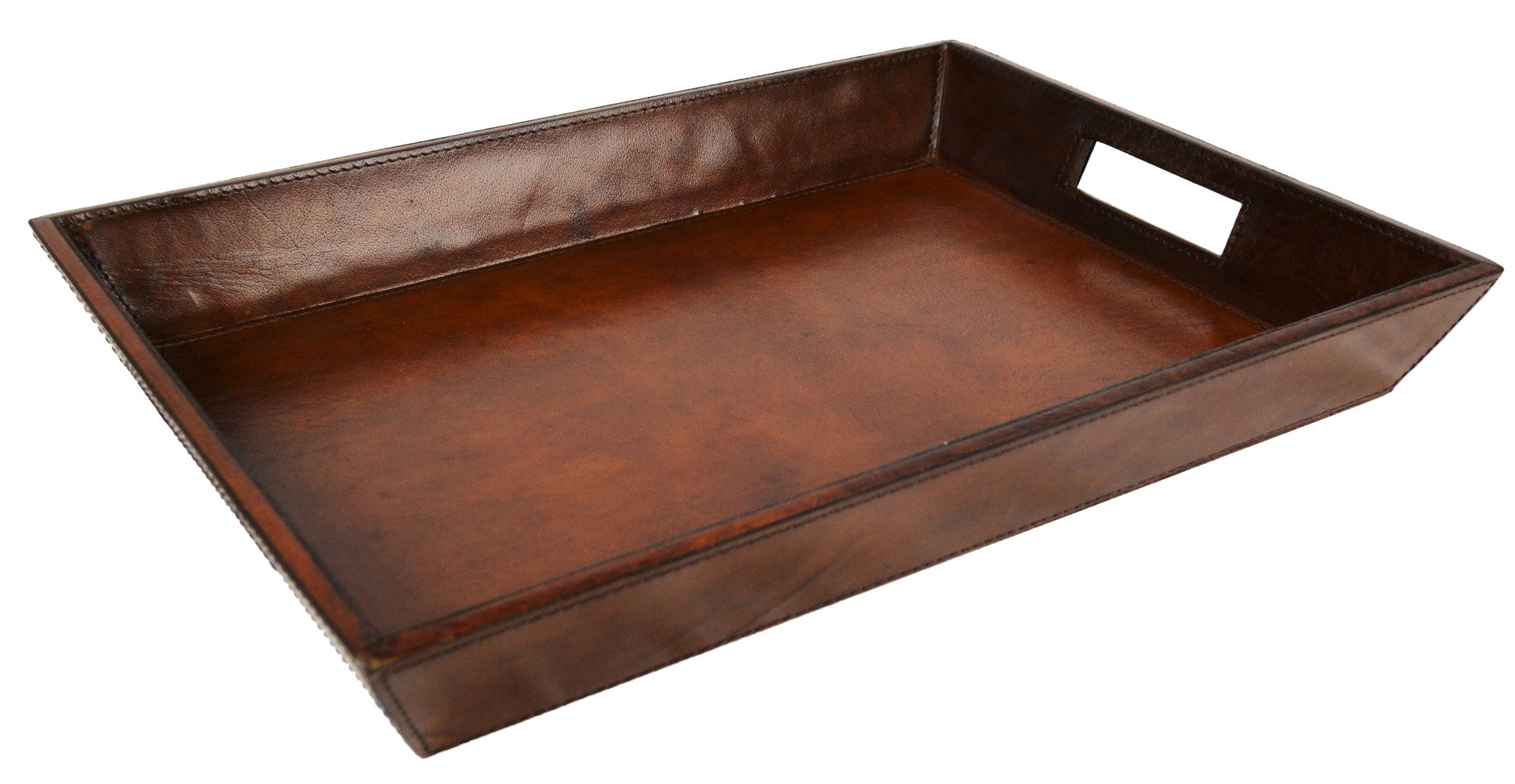 Wider Rectangle Leather Tray (Available in 2 Colors)