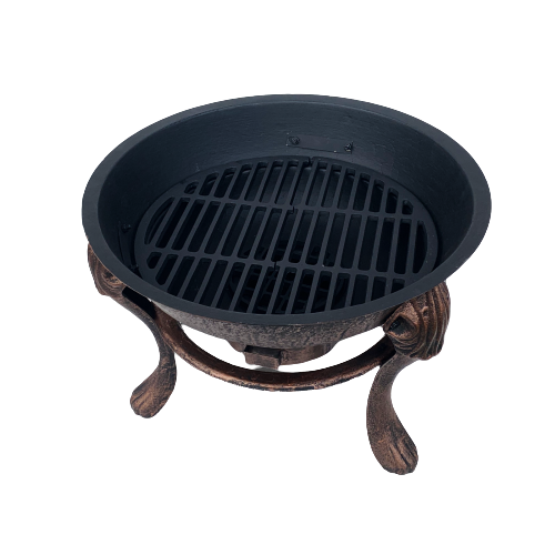 Wildfire Cast Iron BBQ Fire Pit With Lid