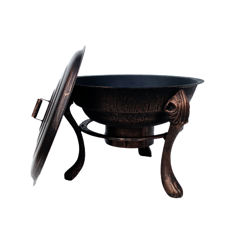 Wildfire Cast Iron BBQ Fire Pit With Lid